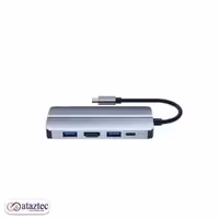 هاب 5 پورت USB-C/Type-C مدل BYL-2109 | انتقال اطلاعات تا سرعت 5 گیگابیت بر ثانیه