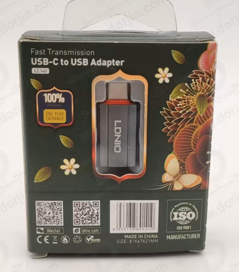 مبدل OTG از USB 3.0 به Type-C برند LDNIO مدل LC140