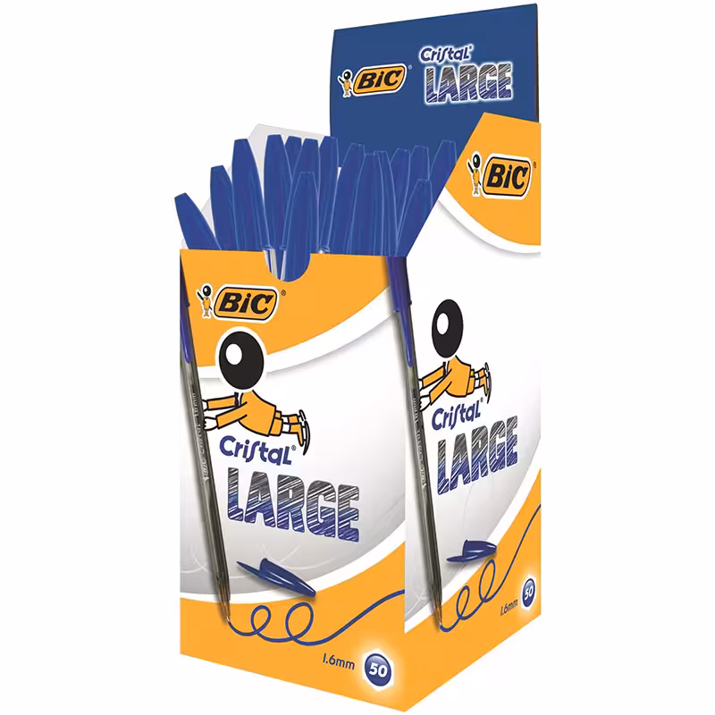 خودکار بیک لارج آبی 1٫6 مخصوص خوشنویسی