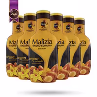 6 عدد شامپو بدن مالیزیا Malizia مدل آرگان و وانیل argan and vanilla حجم 1000 میلی لیتر   (اورجینال)