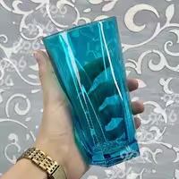 لیوان شیشه ای گوتیک 6رنگ