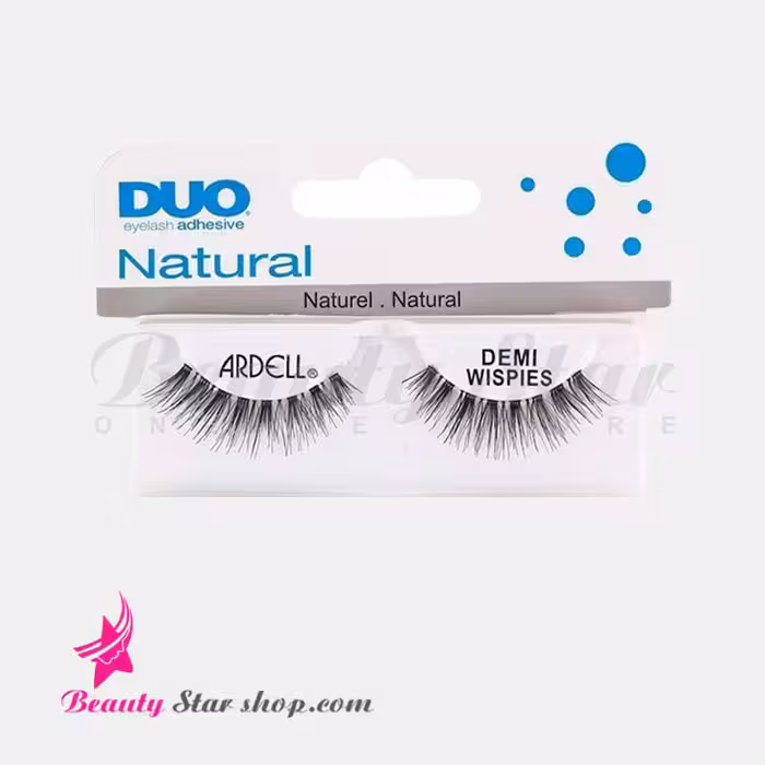 مژه مصنوعی جفتی مو طبیعی نخ نامرئی دوو مدل Demi Wispies