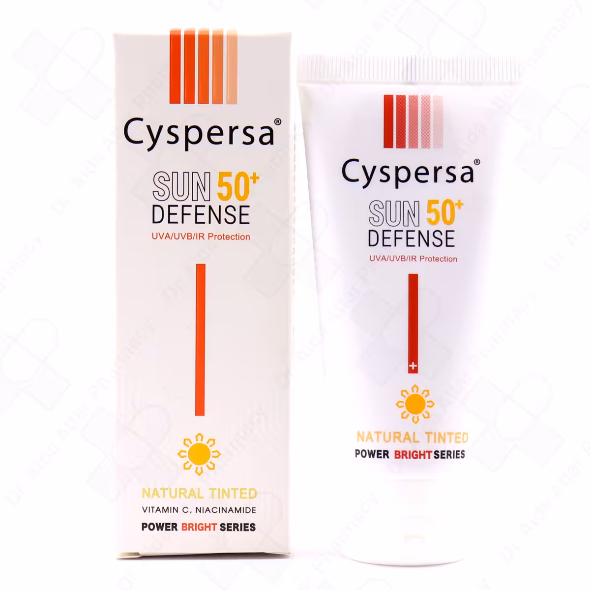 کرم ضد آفتاب رنگی روشن کننده SPF50 سیسپرسا 50 میلی لیتر