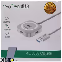هاب USB3.0 وگیگ 4 پورت مدل V-U344