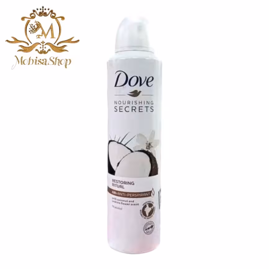 دئودورانت اسپری ضد تعریق داو dove عصاره نارگیل 48 ساعته 250 میل