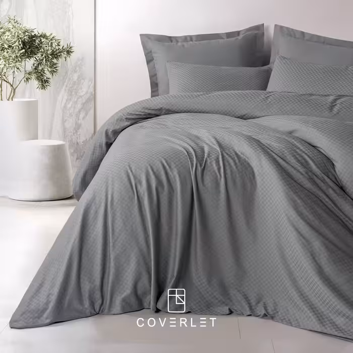 روتختی طوسی طرح شطرنجی کاوری مدل Plaid