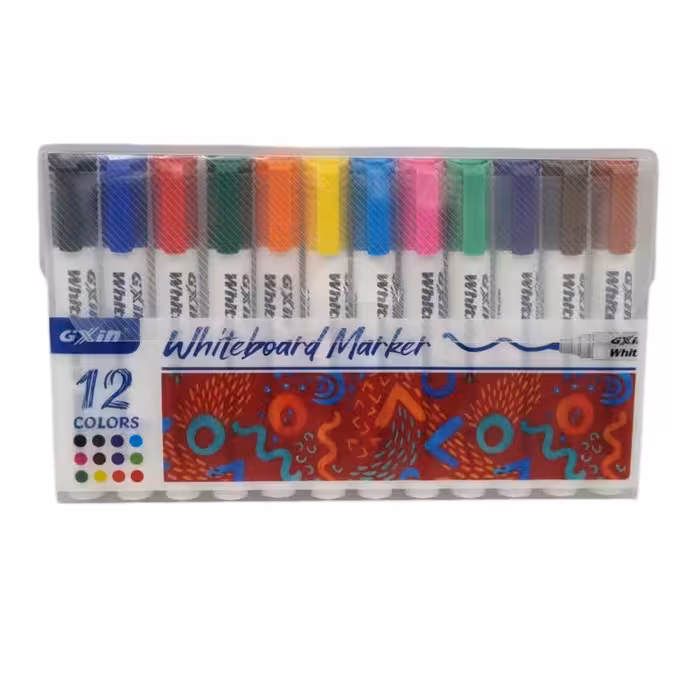 ماژیک وایت برد جیکسین مجموعه 12 رنگ | چاوه