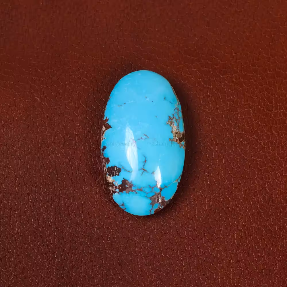 نگین فیروزه شجری کد 29526 - جواهری مشاهیر