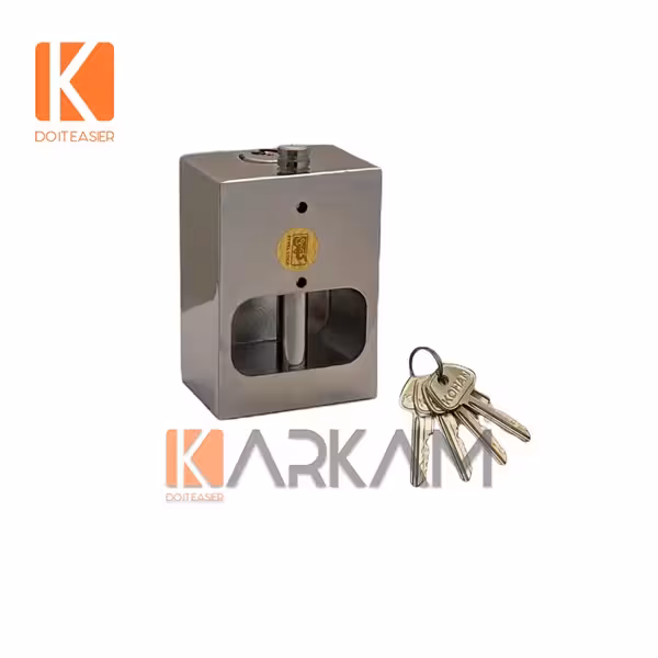 قفل مکعبی گاردار 95 کليد شياردار 10 ساچمه کهن