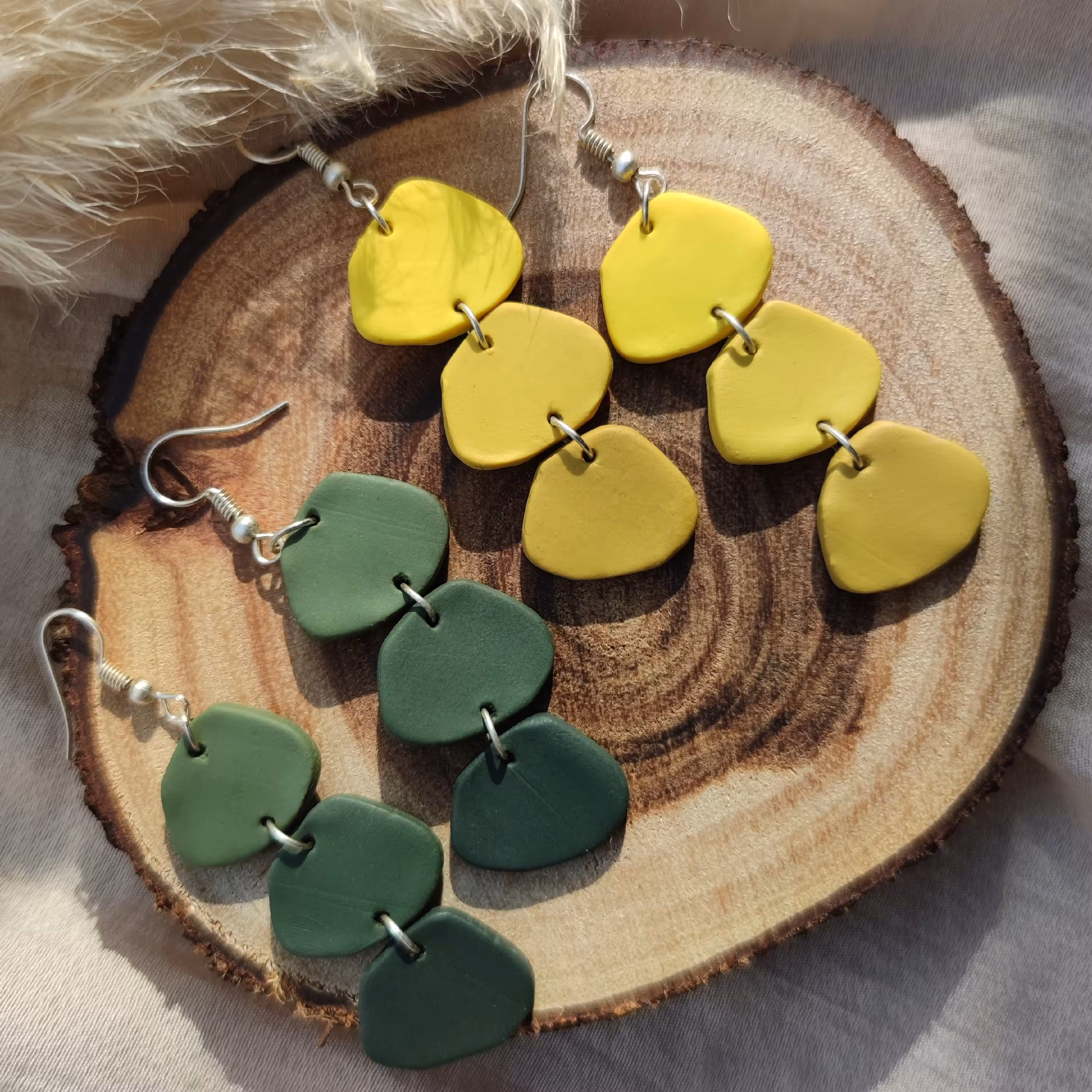 گوشواره مینیمال پلیمری