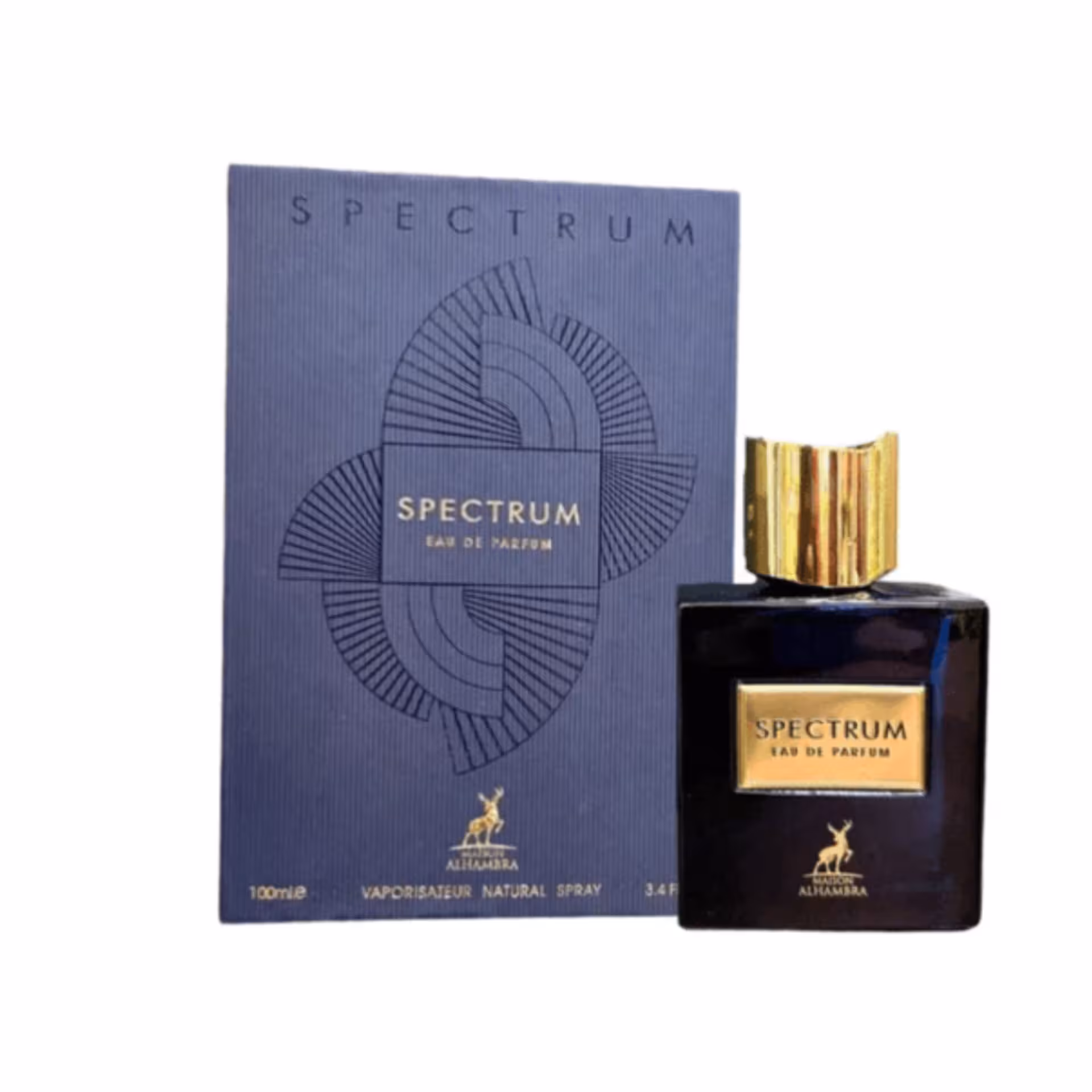 ادکلن مردانه الحمبرا مدل اسپکتریوم رایحه روژا داو الیزیوم پور هوم پارفوم کلوژن حجم 100‌میل