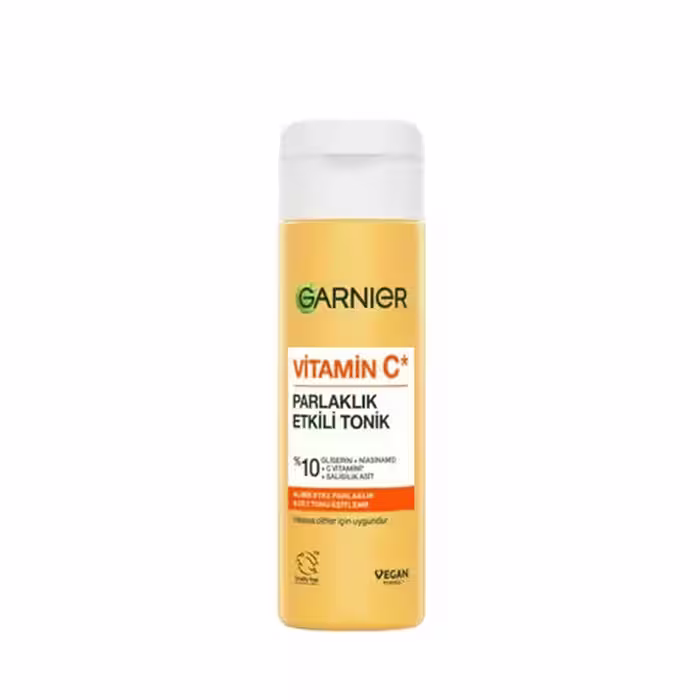 تونر روشن کننده صورت فرانسوی گارنیر Garnier Vitamin C Parlaklık حاوی ویتامین سی 120 میل