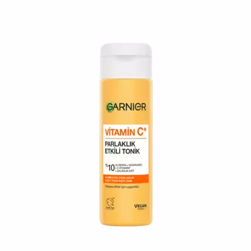 تونر روشن کننده صورت فرانسوی گارنیر Garnier Vitamin C Parlaklık حاوی ویتامین سی 120 میل