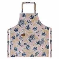 سیلوانا پیشبند طرح برگ های رنگی صورتی-سرمه ای