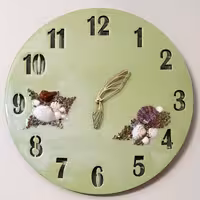 ساعت رزینی  طرح دریا فانتزی قابل اجرا در طرح و ابعاد دلخواه