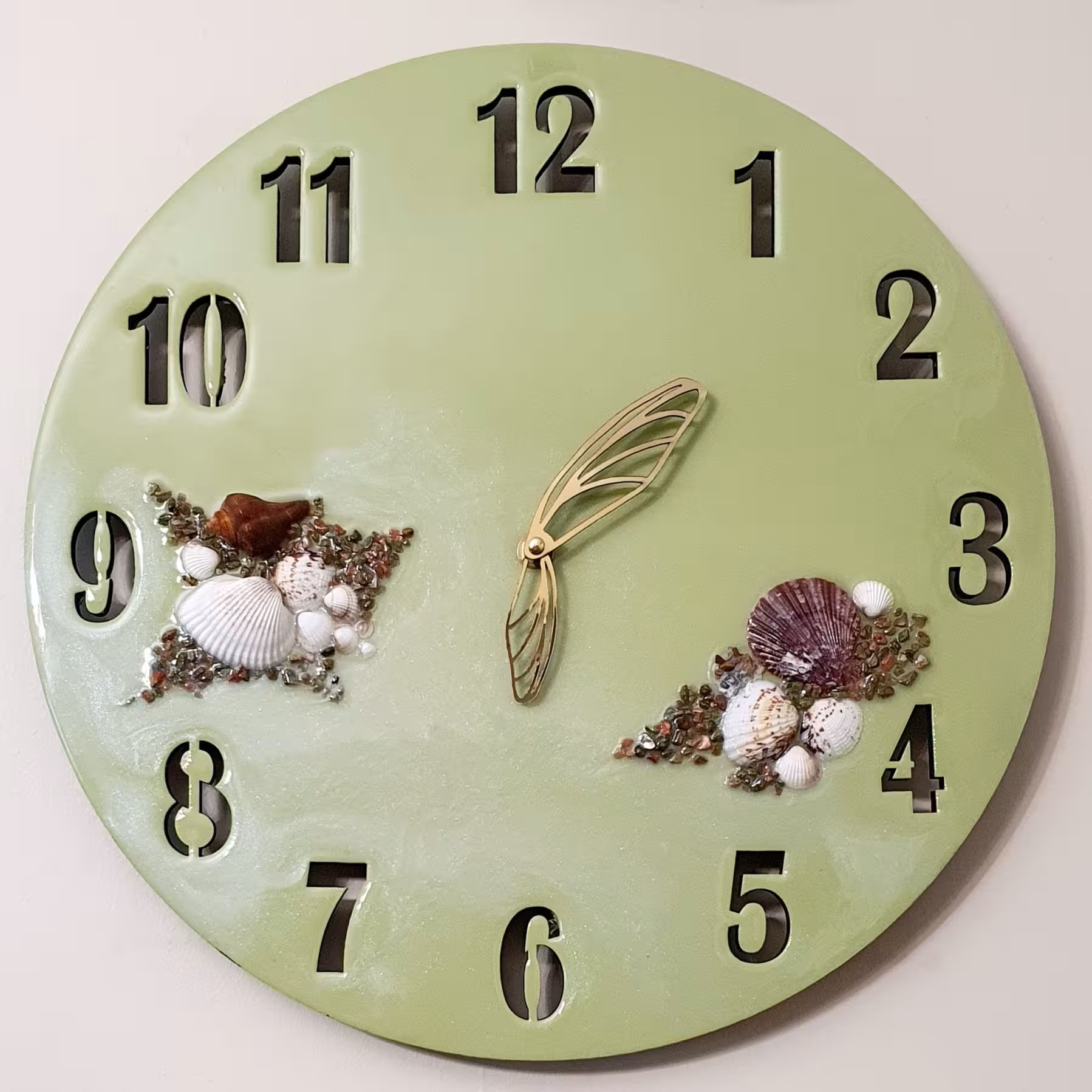 ساعت رزینی  طرح دریا فانتزی قابل اجرا در طرح و ابعاد دلخواه