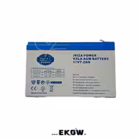 باتری خشک 12 ولت 7.2 آمپر برند ibiza power