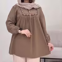 مانتو الیاف طبیعی پنبه سایه کد 8925