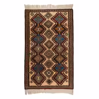 فرش دستباف دو متری طرح خراسان کد 4020519