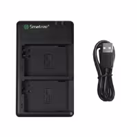 شارژر دوقلو USB باتری دوربین کنون اسماتری مدل LPE8