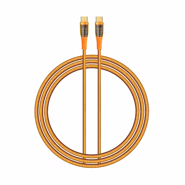 کابل سوپر فست شارژ تایپ سی به تایپ سی PD100W رسی مدل RTC-P19CC