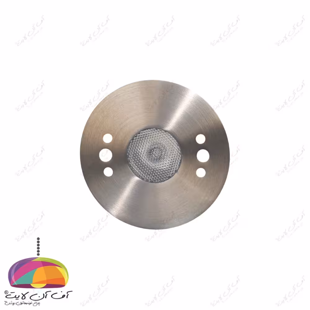 چراغ استخری توکار 3 وات بدنه استیل LEDMAN