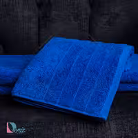حوله دستی ویتو رنگ آبی کاربنی
