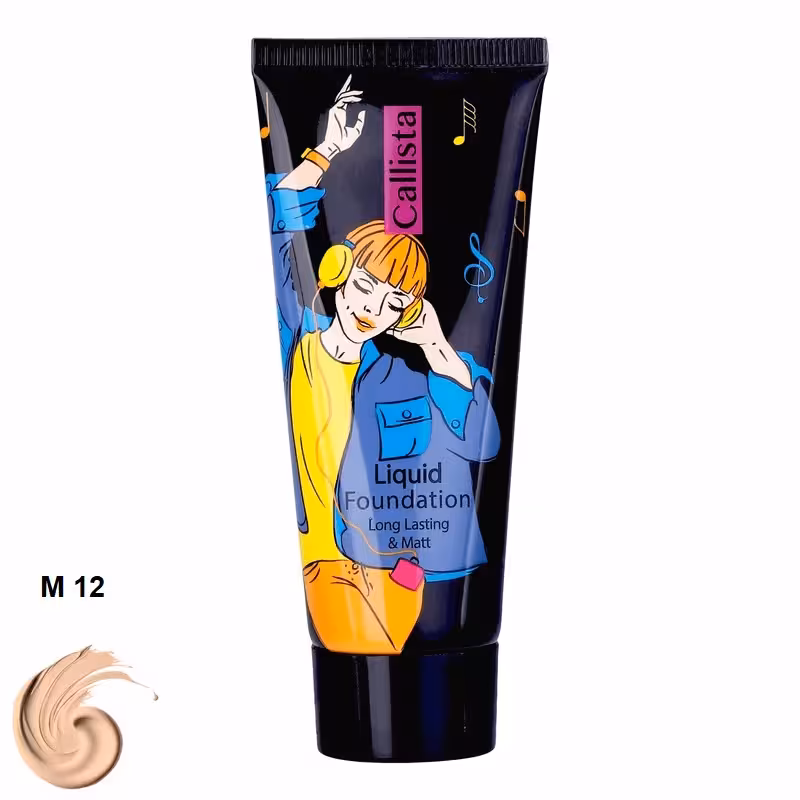 کرم پودر تیوپی لانگ لستینگ و مات کالیستا حجم 35 میلی لیتر