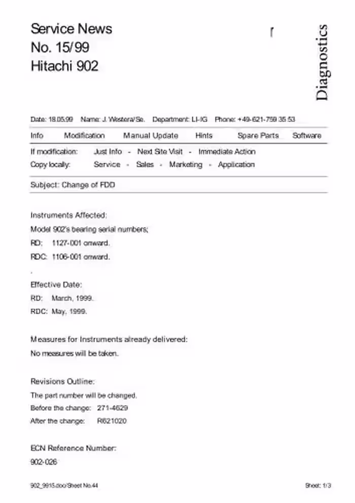خرید و دانلود نسخه کامل کتاب Automatic Analyzer Hitachi 902