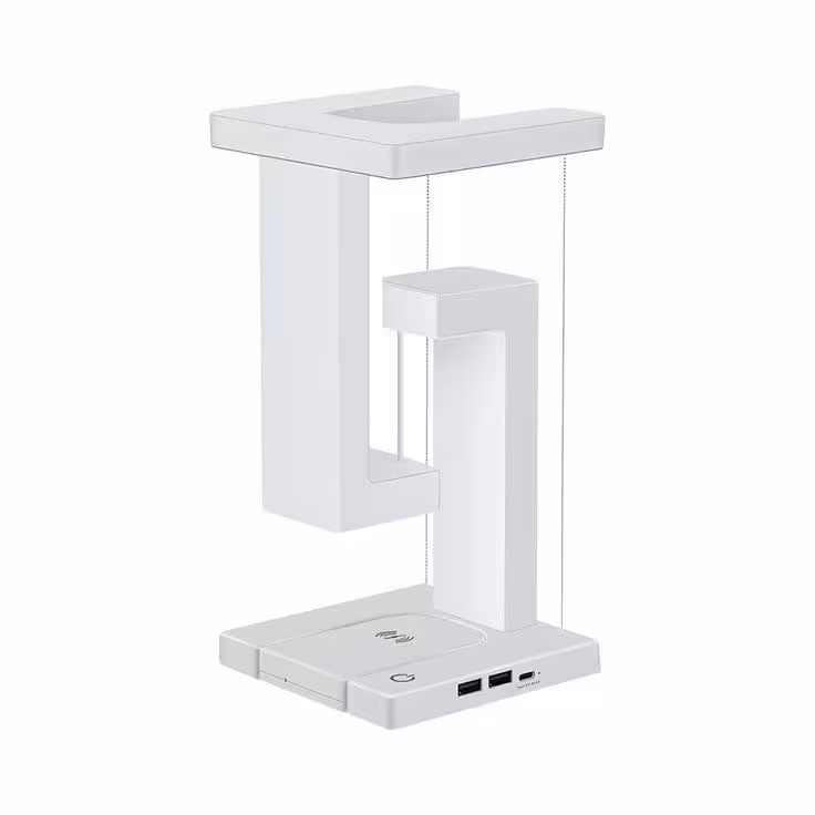 چراغ خواب رومیزی شناور معلق مدل شارژر بی سیم SMART DESK LAMP