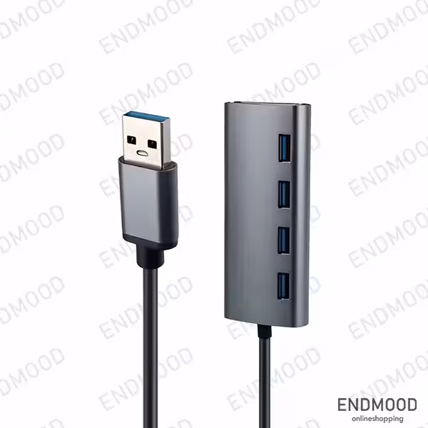 هاب 4 پورت USB 30 کی نت مدل K-HUAMH604