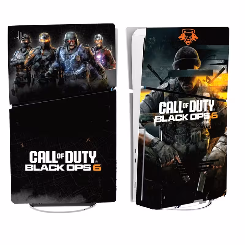 برچسب کنسول PS5 SLIM (GO) طرح call of duty ops 6