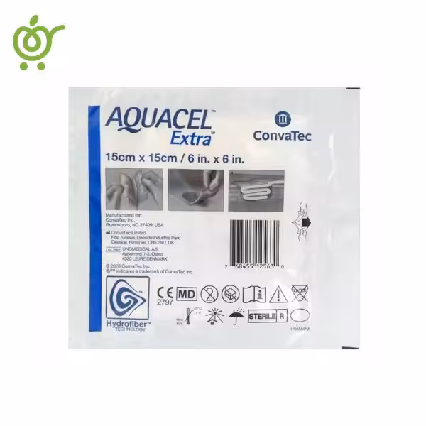 آکوآسل اکسترا کانواتک Aquacel Extra convatec 15*15 | فروشگاه اینترنتی سیب 115