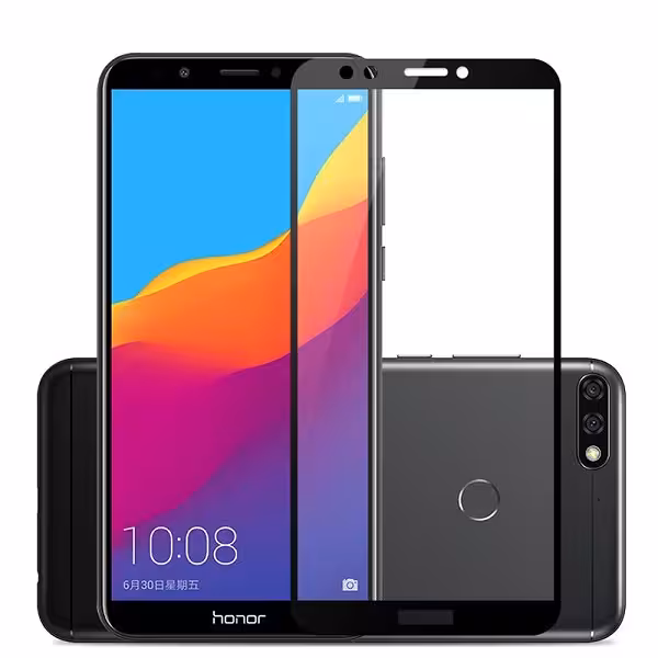 محافظ صفحه نمایش تمام چسب  گوشی آنر 7آ وای 6 honor 7A-y6 2018-y6prime 2018