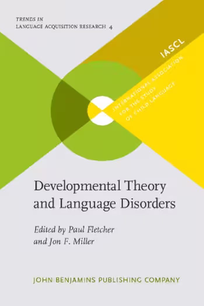 خرید و دانلود نسخه کامل کتاب Developmental Theory And Language Disorders (Trends in Language Acquisition Research)