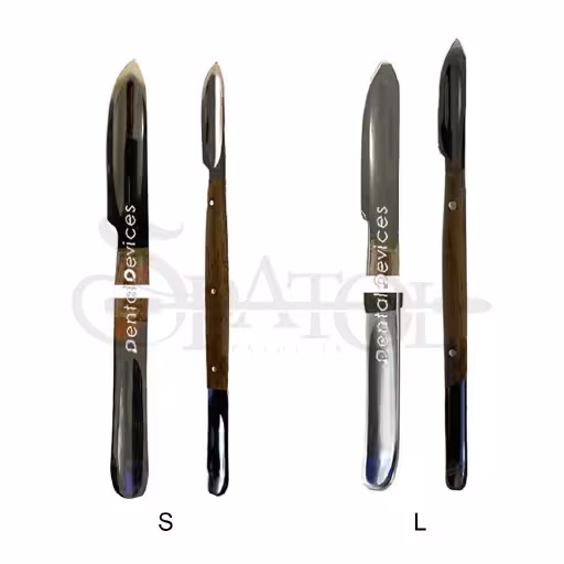اسپاتول موم بزرگ و کوچک ناودانی  دنتال دیوایس Dental Devices