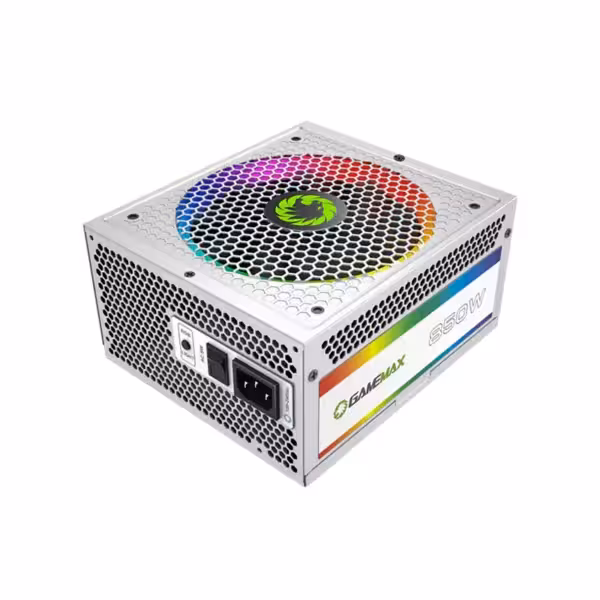 پاور RGB-850 Full Modular گیم‌ مکس (GAMEMAX) سفید