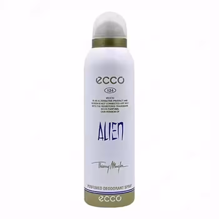 اسپری بدن زنانه اکو ECCO ALIEN (شماره 124) 200 میل