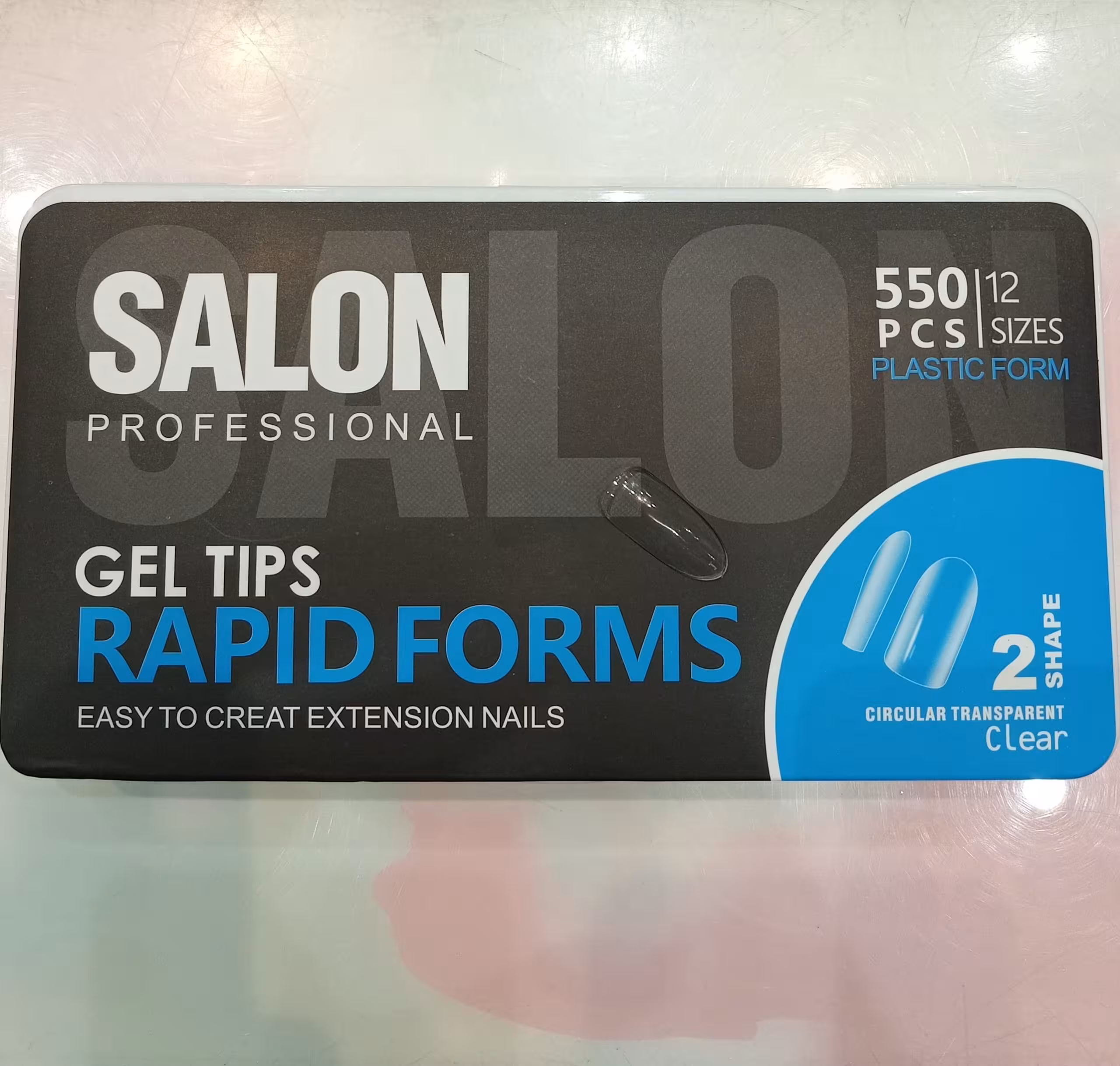ژلیکس قالب دائمی کاشت ژل 550 عددی سالن Salon کد 2