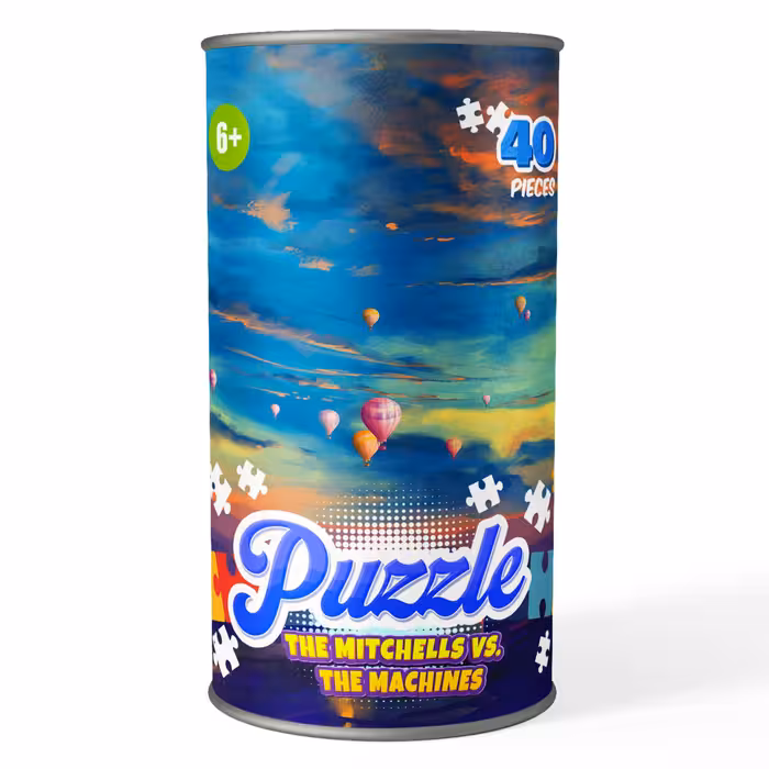 پازل 40 تکه کارتون میچل ها در مقابل ماشین ها