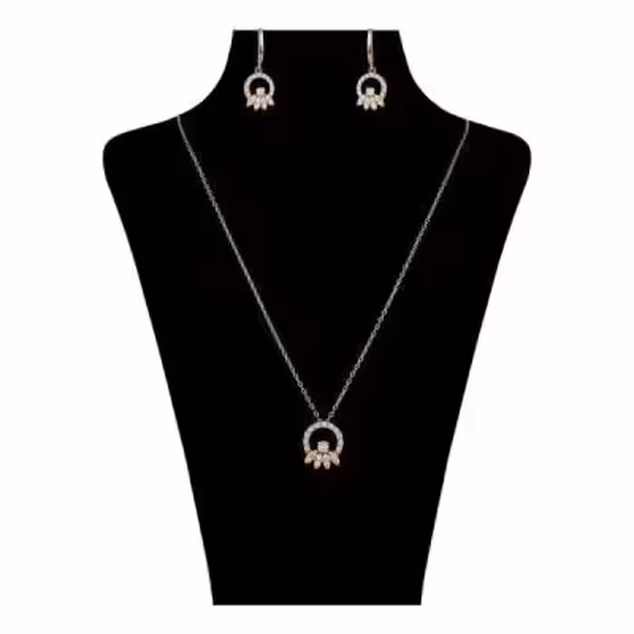 نیم ست طلا 18 عیار زنانه حانیه مدل مارول