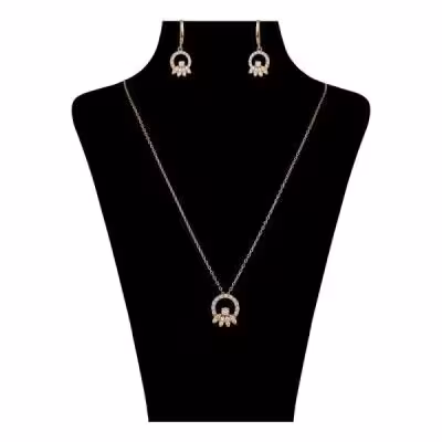 نیم ست طلا 18 عیار زنانه حانیه مدل مارول