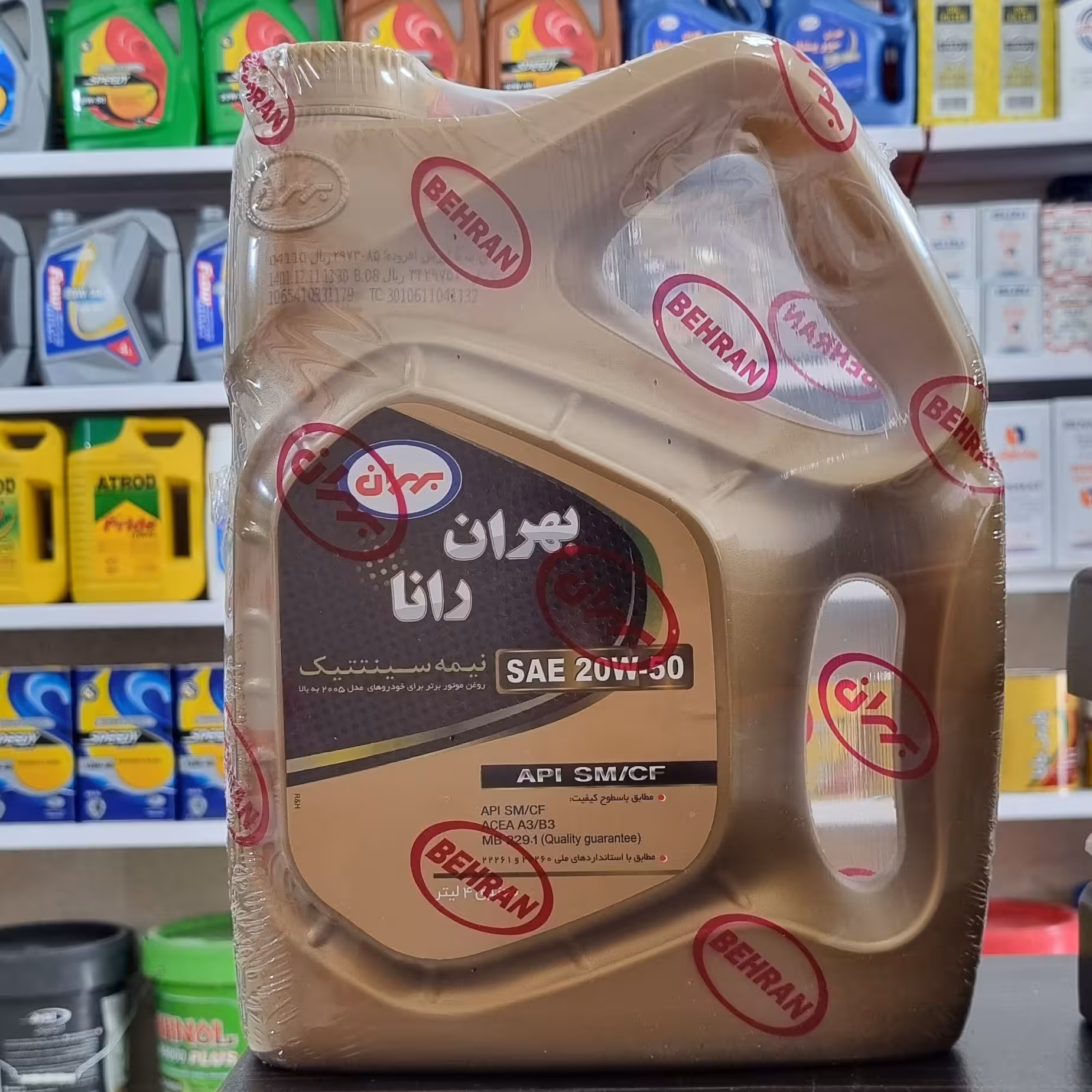 بهران رانا  نیمه سینتتیک(20w50 SM ) 4لیتری