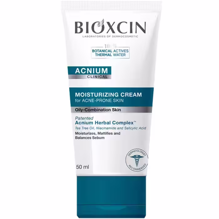 کرم مرطوب کننده پوست چرب و ضدجوش بیوکسینBioxcin،ترکیه 50 میل