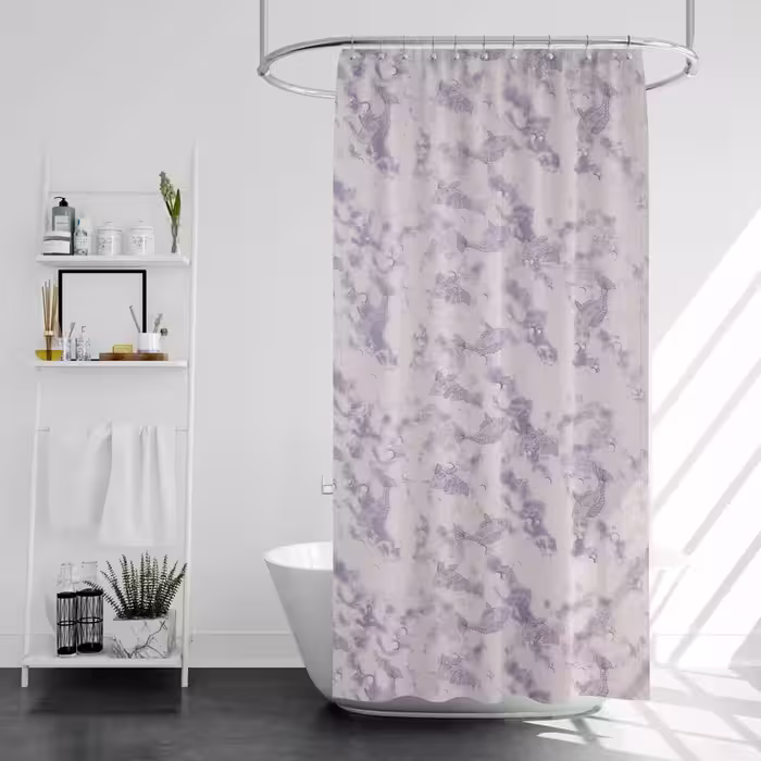 پرده حمام پیسو مدل BZ-19 سایز 180×200 سانتی متر