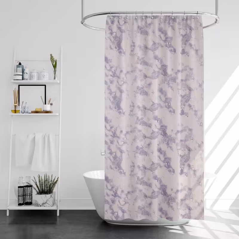 پرده حمام پیسو مدل BZ-19 سایز 180×200 سانتی متر