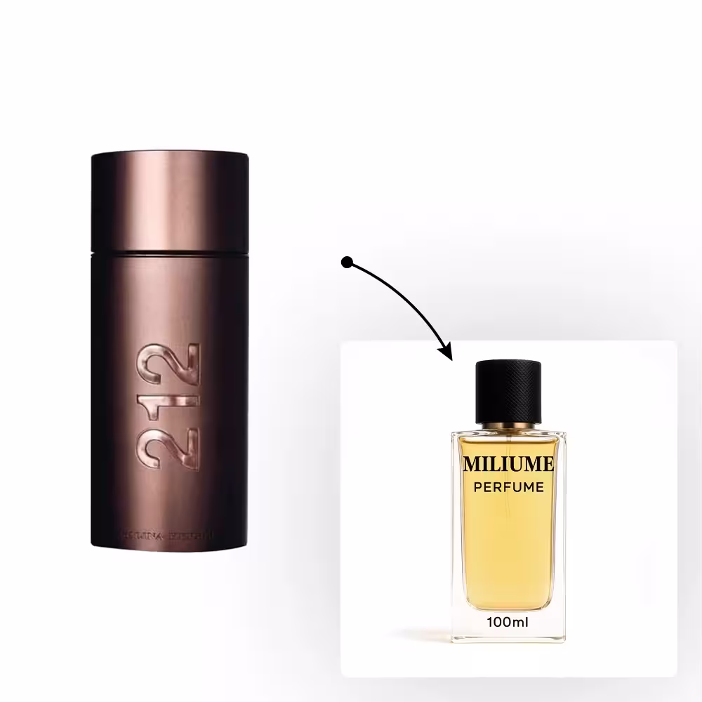 اسانس عطر Carolina Herrera 212 sexy Men برند RenneTouch - کد 1581 - 212 سکسی 100ML - میلیوم پرفیوم