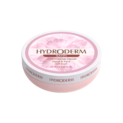 کرم مرطوب کننده دست و صورت هیدرودرم مدل ساتینHydroderm Satin Moisturizing Hand And Face Cream
