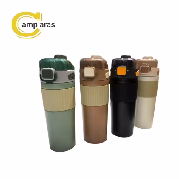 تراول ماگ وکیوم 500 میلی لیتر نی دار 17OZ 500ML دوجداره - کمپ آراس