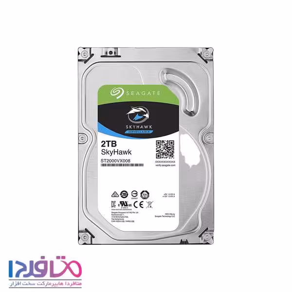 هارد اینترنال سیگیت 2TB مدل SEAGATE SkyHawk ST2000VX015